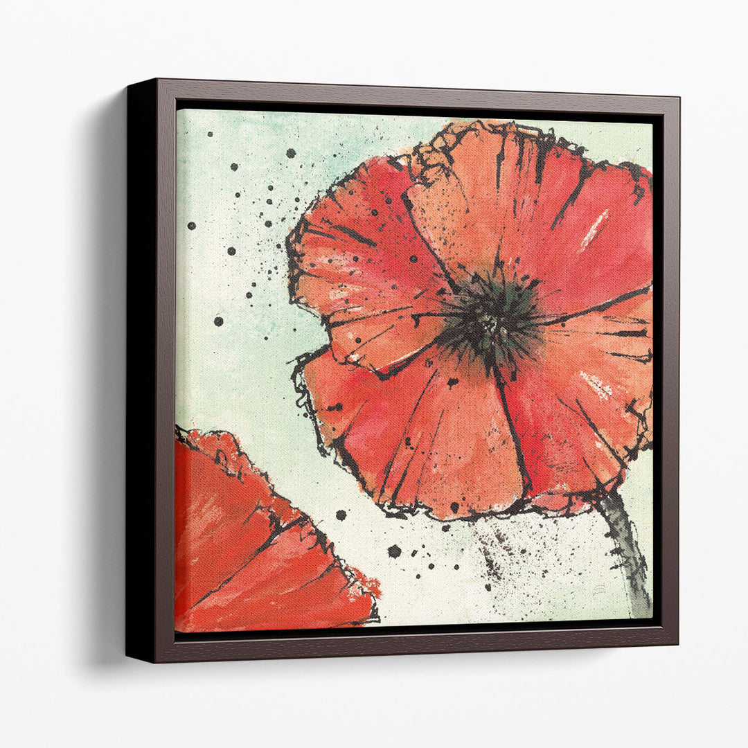 Not a California Poppy IV - Canvas Print Wall Art