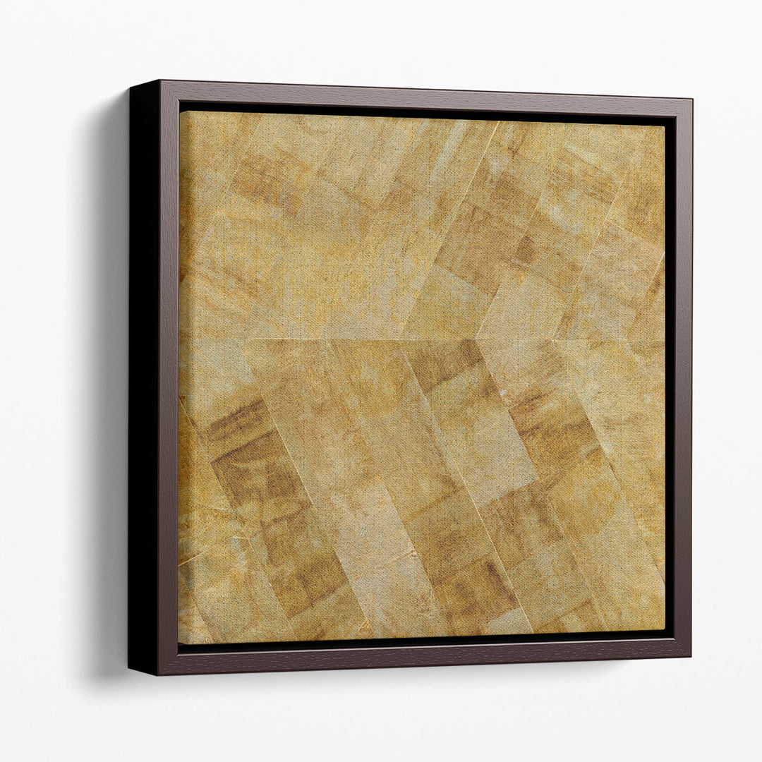 Gilded Herringbone II - Canvas Print Wall Art