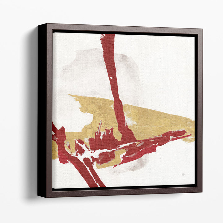 Red Gold IV - Canvas Print Wall Art