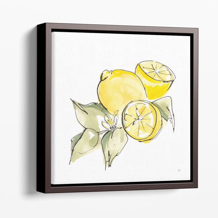 Lemon Still Life I - Canvas Print Wall Art