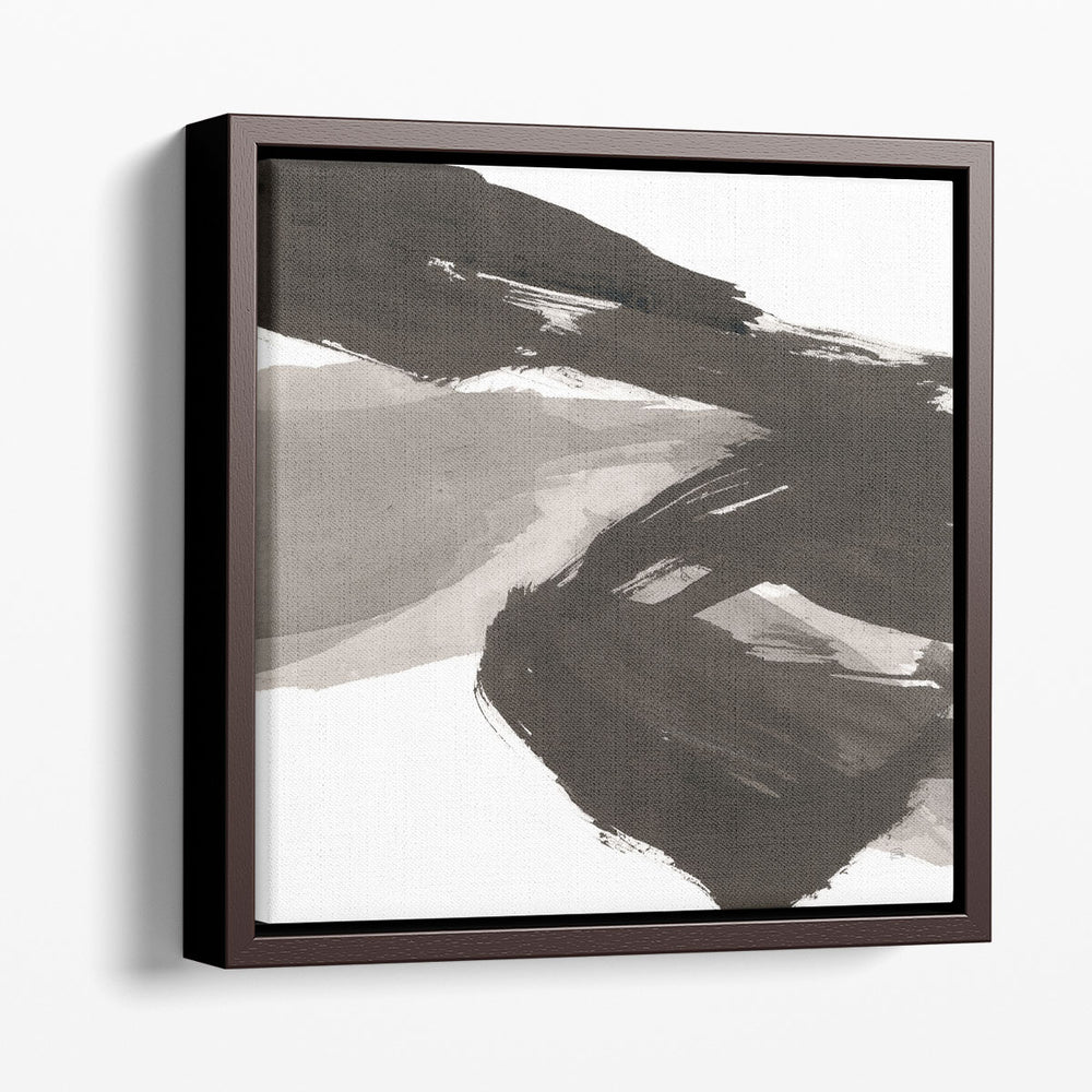 Chaos I Black and White - Canvas Print Wall Art