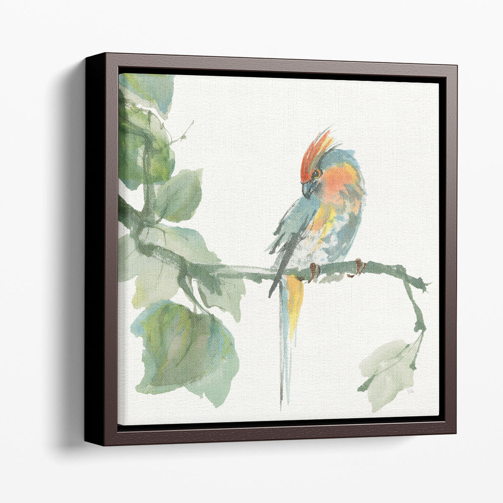 Crested Cockatoo - Canvas Print Wall Art