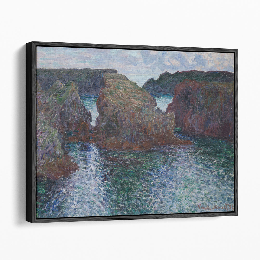 Rocks at Port-Goulphar, Belle-Ile, 1886 - Canvas Print Wall Art