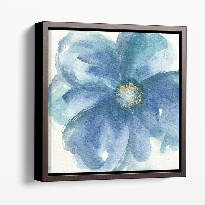 Indigo Mint III - Canvas Print Wall Art