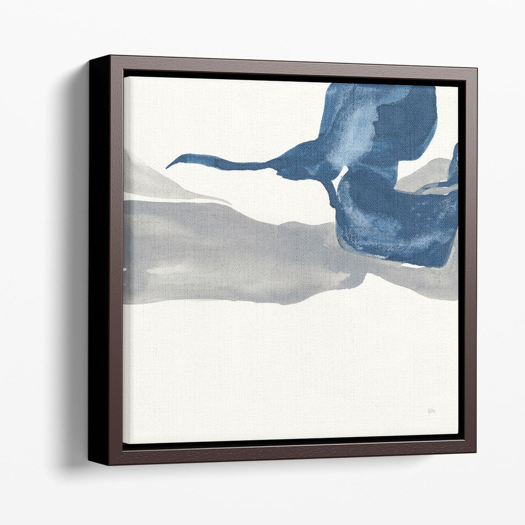 Sapphire and Gray I - Canvas Print Wall Art