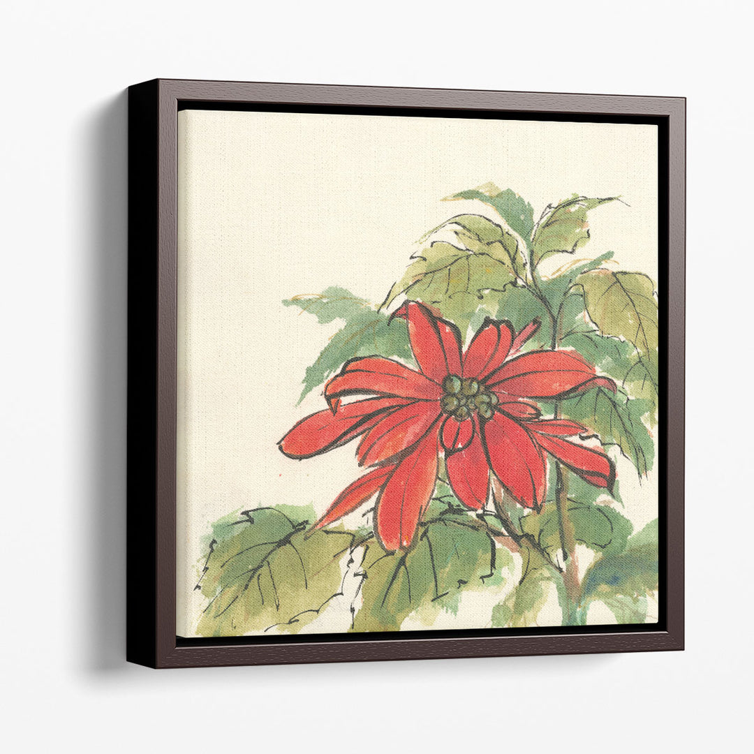 Poinsettia I - Canvas Print Wall Art