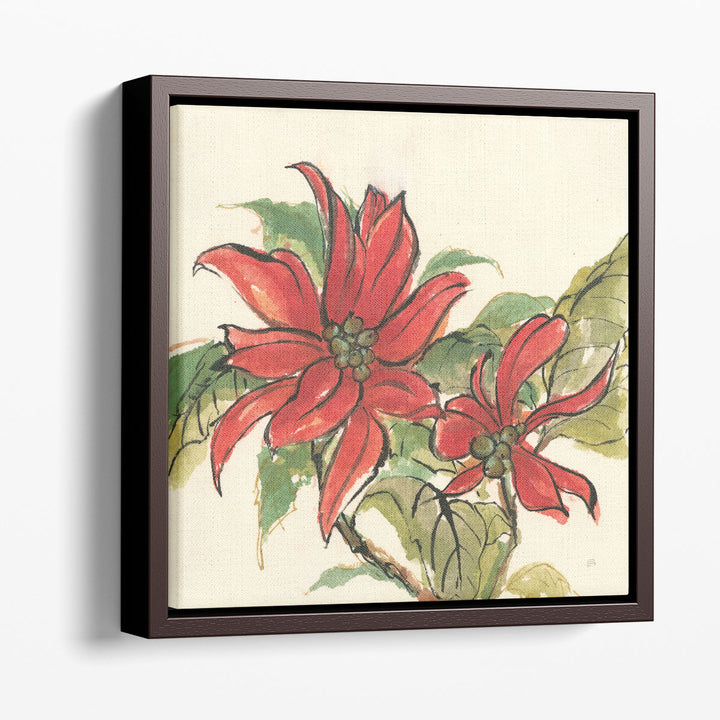 Poinsettia II - Canvas Print Wall Art