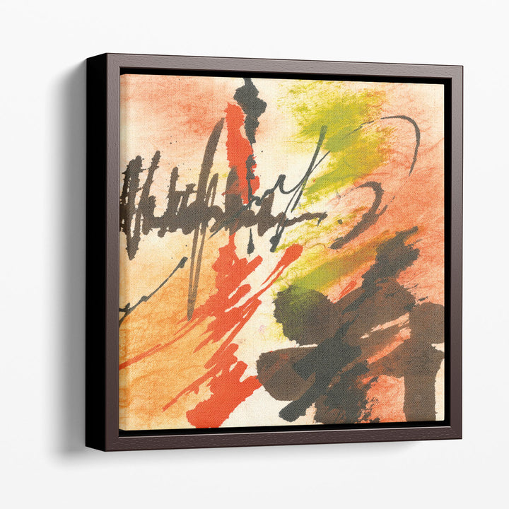 Graffiti Orange II - Canvas Print Wall Art