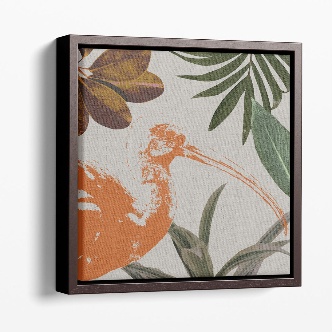 Graphic Tropical Bird VI - Canvas Print Wall Art