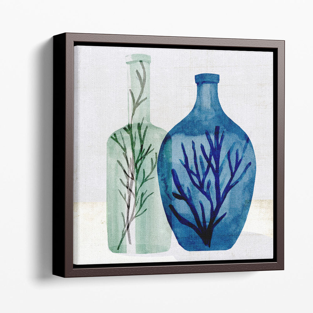 Sea Glass Vase I - Canvas Print Wall Art