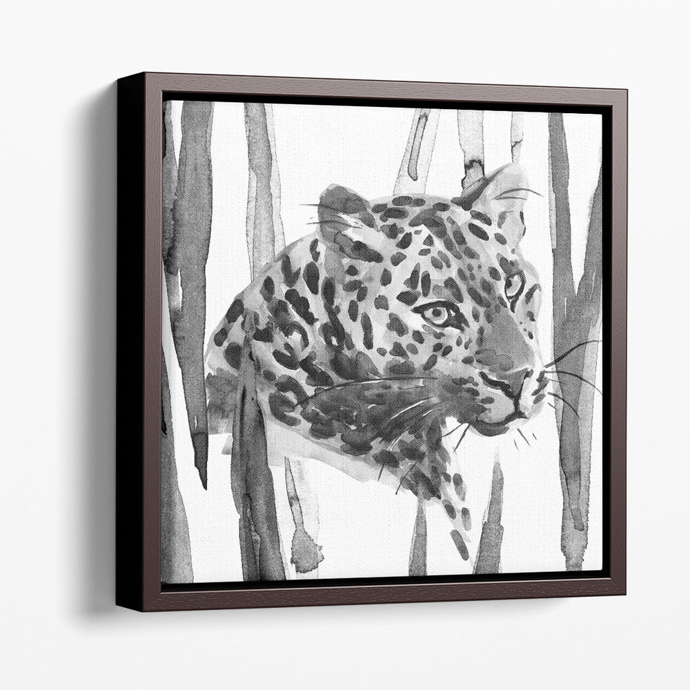 Still Cat II Black and White - Canvas Print Wall Art