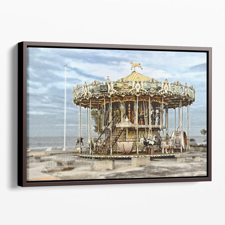 Arcachon Carousel - Canvas Print Wall Art