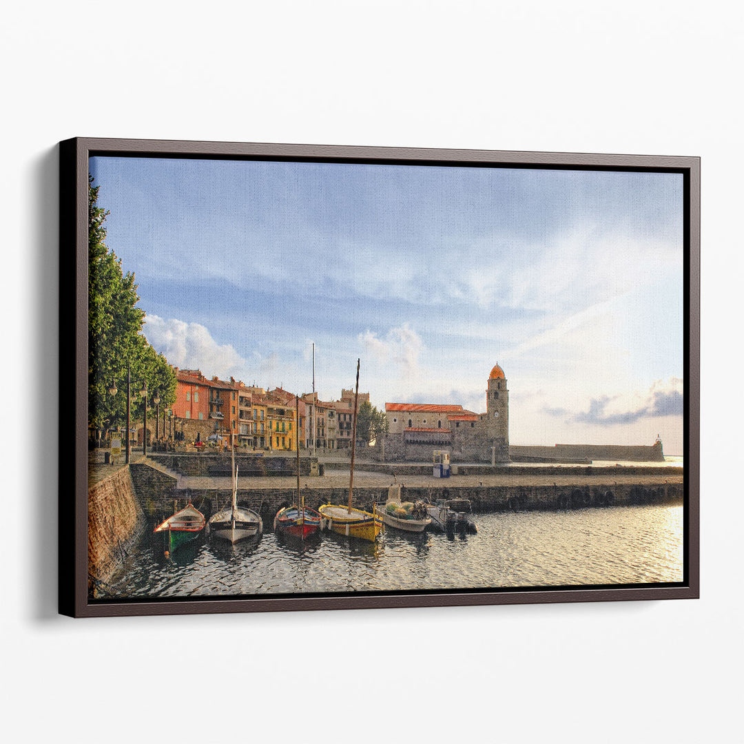 Castle On The Coast - Canvas Print Wall Art