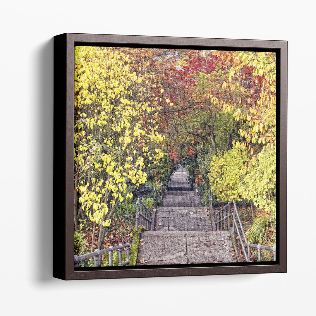 Autumn Tunnel - Canvas Print Wall Art