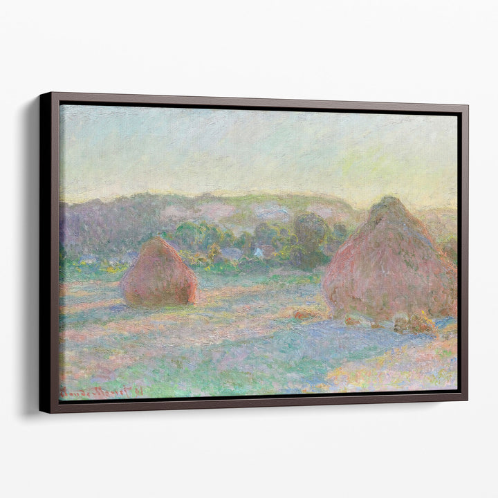 Stacks of Wheat, End of Summer, 1890–1891 - Canvas Print Wall Art