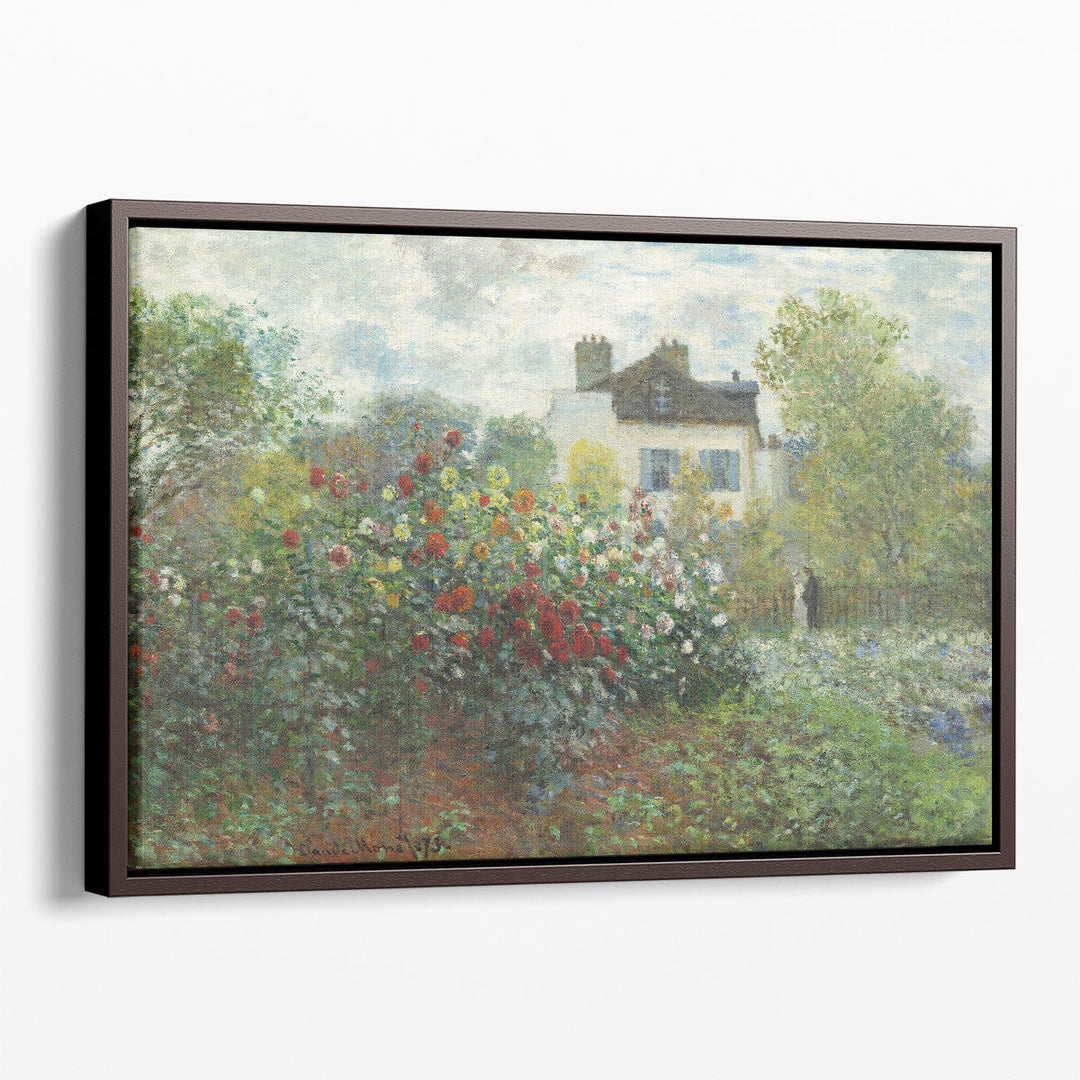 The Artist's Garden in Argenteuil, 1873 - Canvas Print Wall Art