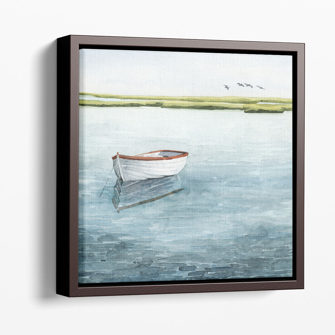 Anchored Bay I - Canvas Print Wall Art