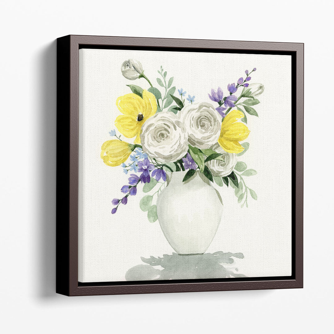 Bouquet Shadows I - Canvas Print Wall Art