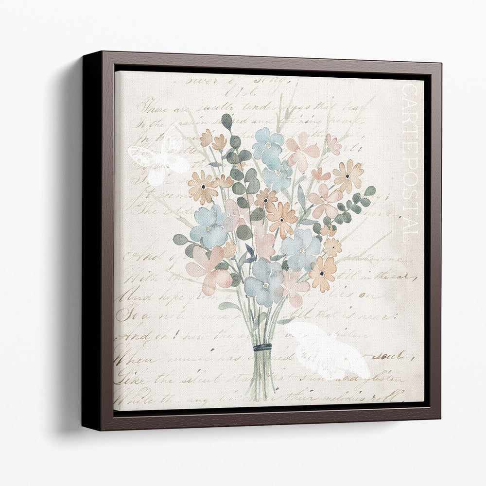 Fleurs Pastel I - Canvas Print Wall Art