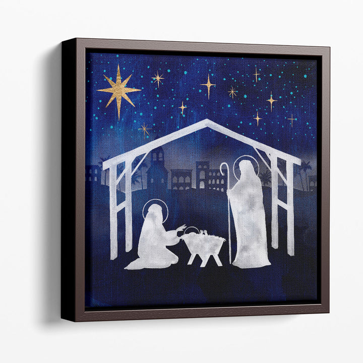 Midnight Star Of Bethlehem I - Canvas Print Wall Art