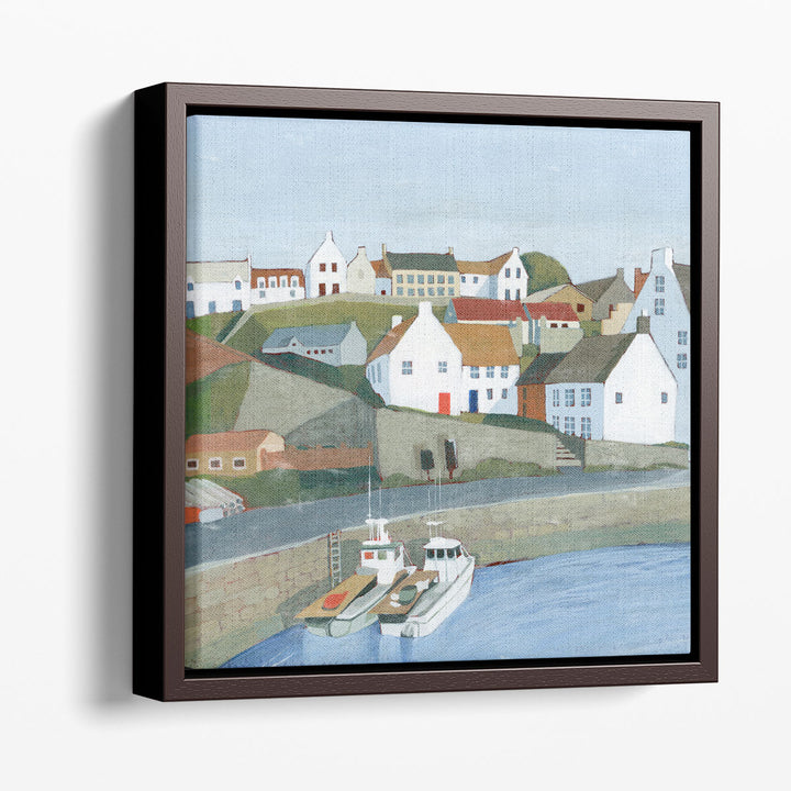 Old Coast Town I - Canvas Print Wall Art