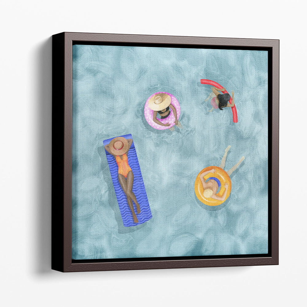 Poolside I - Canvas Print Wall Art