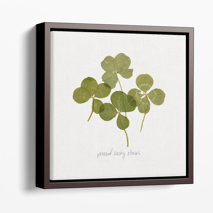 Pressed Clover I - Canvas Print Wall Art