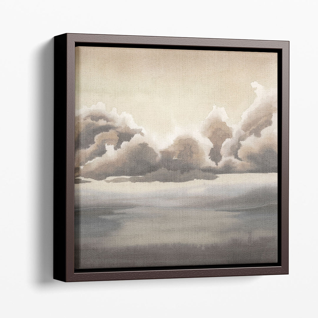 Sepia Sea Fret I - Canvas Print Wall Art