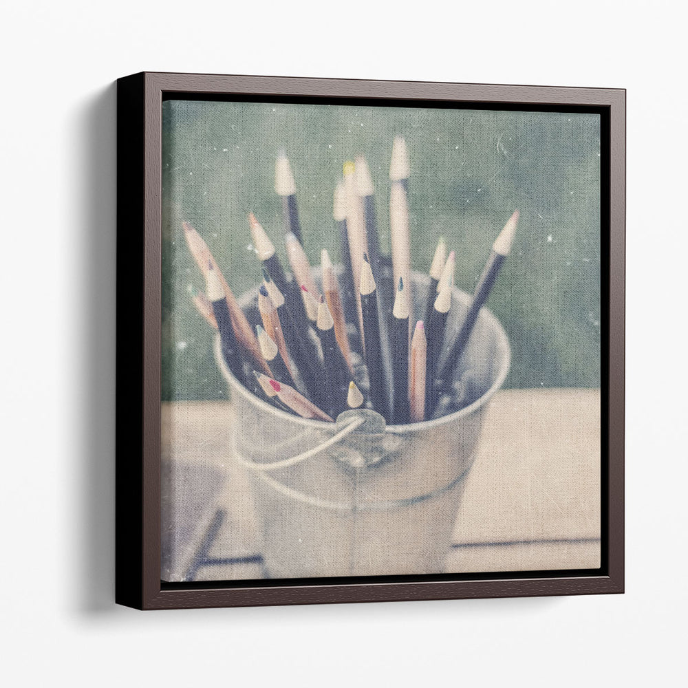 Vintage School V - Canvas Print Wall Art