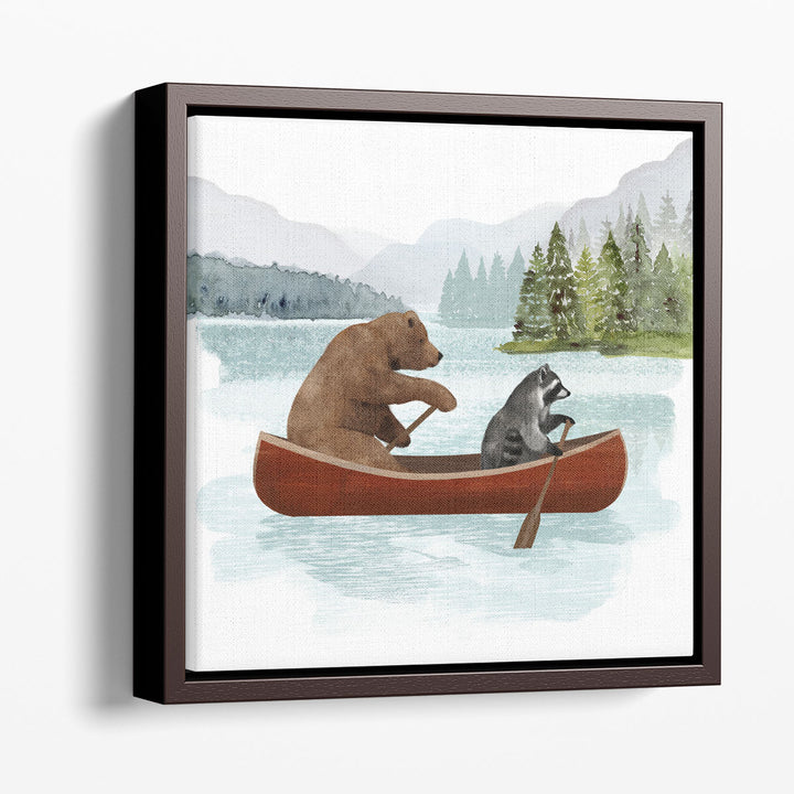 Canoe Trip I - Canvas Print Wall Art