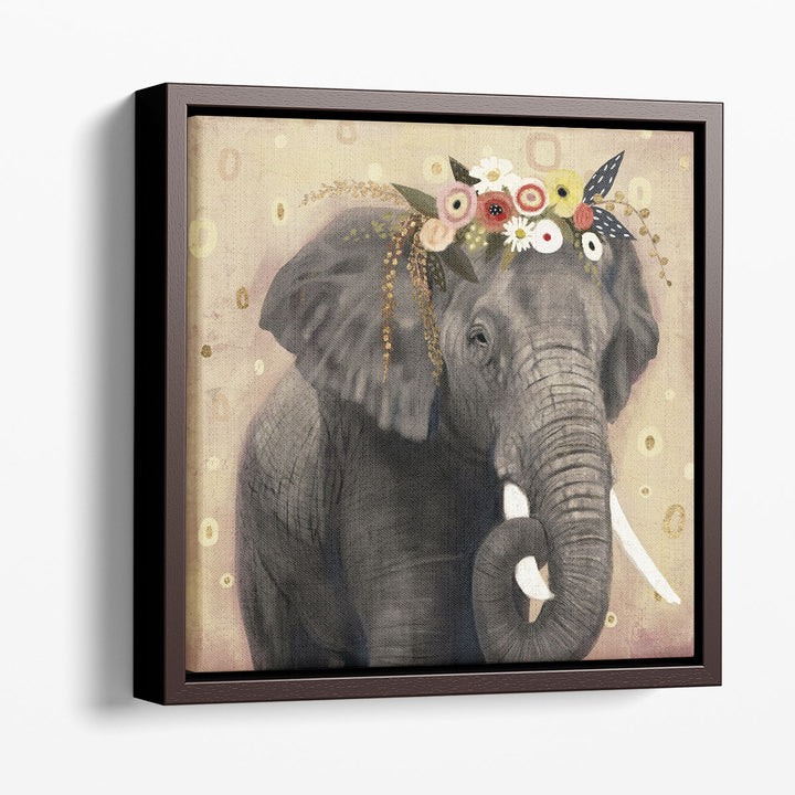 Klimt Elephant I - Canvas Print Wall Art