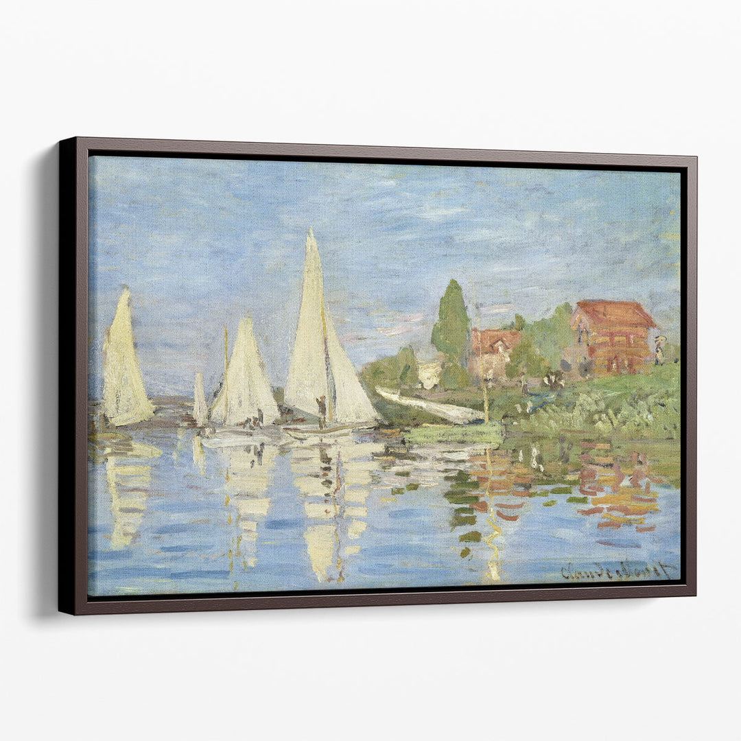 Regattas at Argenteuil, 1872 - Canvas Print Wall Art