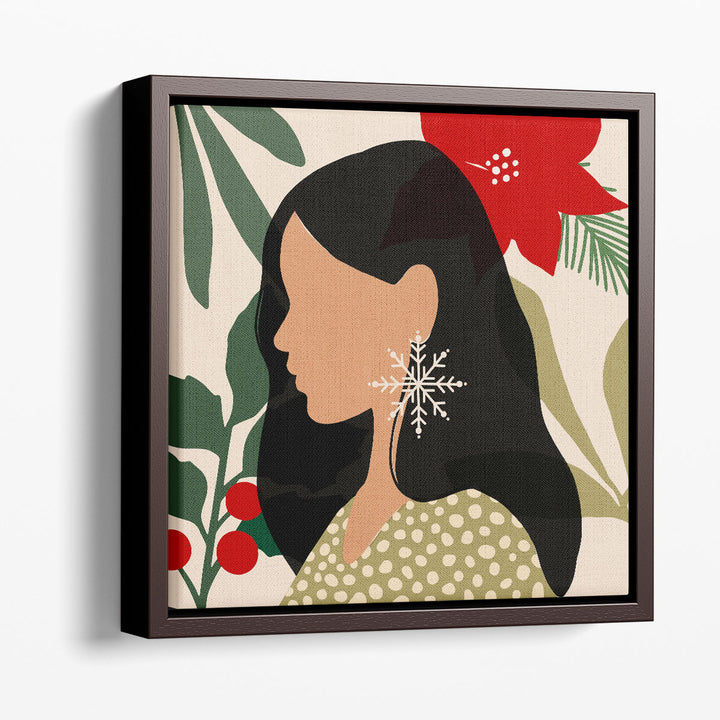 Christmas Earring II - Canvas Print Wall Art