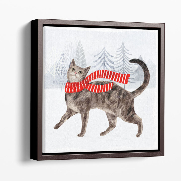 Christmas Cats & Dogs I - Canvas Print Wall Art