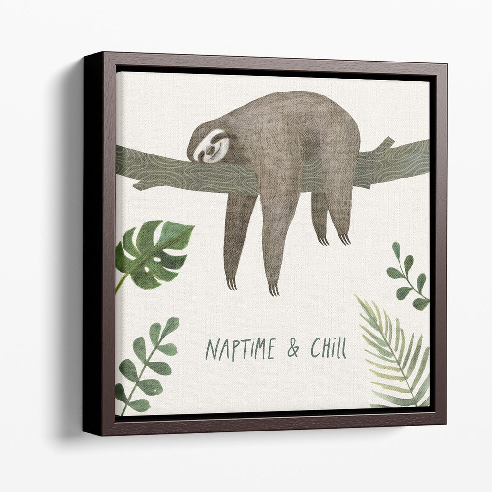 Sloth Sayings II - Canvas Print Wall Art