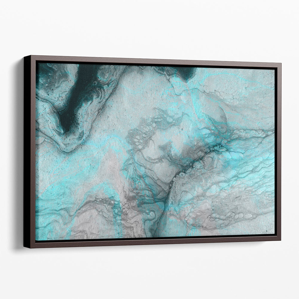 Blue Crevice - Canvas Print Wall Art