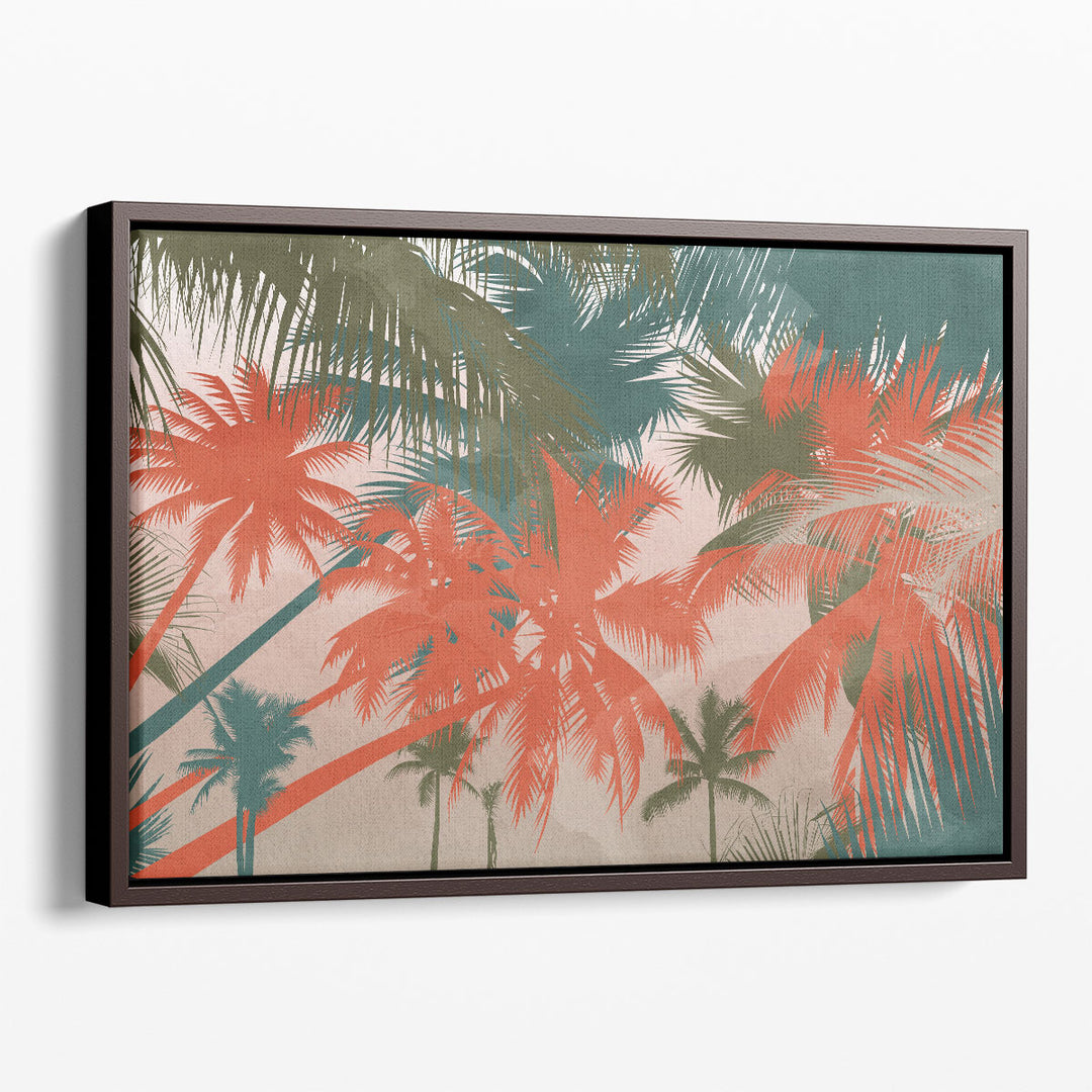 Colorful Palm - Canvas Print Wall Art