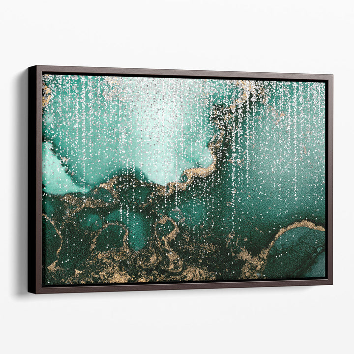 Emerald Marble - Canvas Print Wall Art