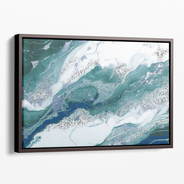 Rivers Of Blue - Canvas Print Wall Art