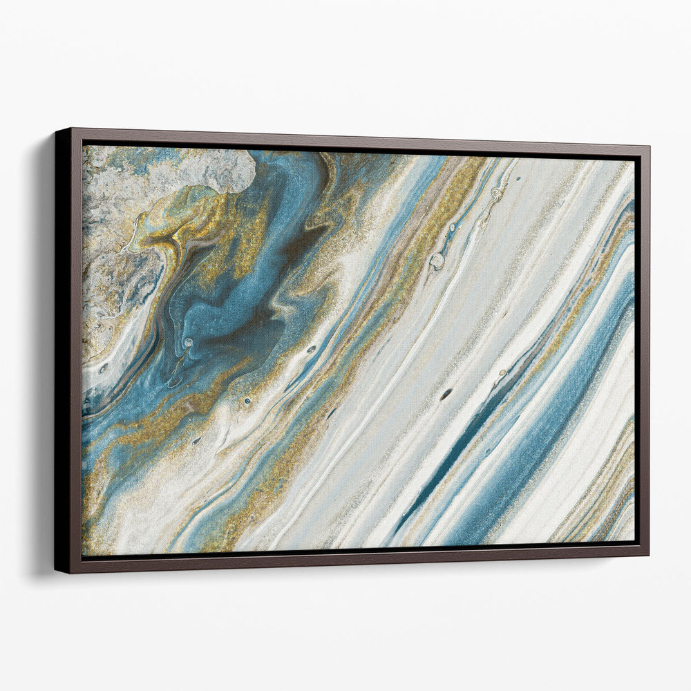 Azur Beauty In Gold - Canvas Print Wall Art