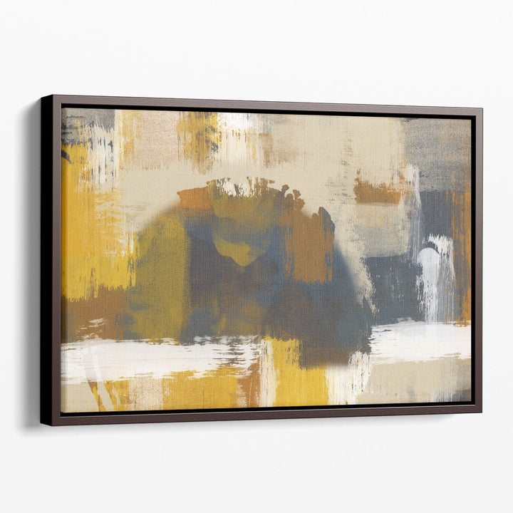 Distressed Sun Blaze 1 - Canvas Print Wall Art