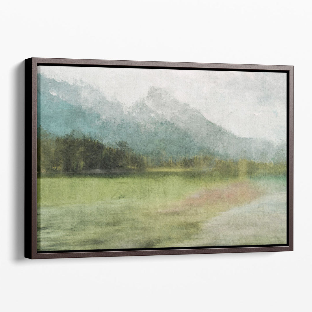 Distorted Lake - Canvas Print Wall Art