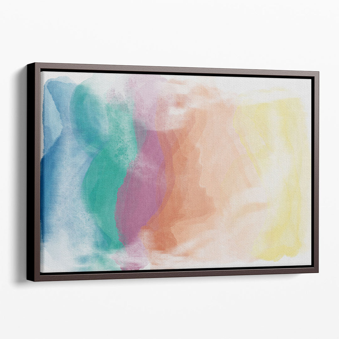 Vivid Abstract Wash 1 - Canvas Print Wall Art