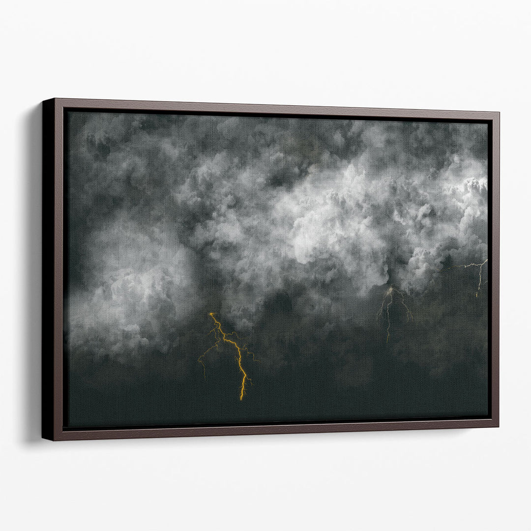 Light Up The Night Black and White - Canvas Print Wall Art