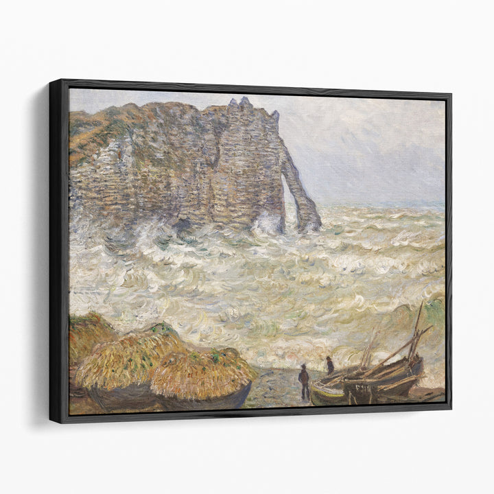 Stormy Sea in Etretat, 1883 - Canvas Print Wall Art