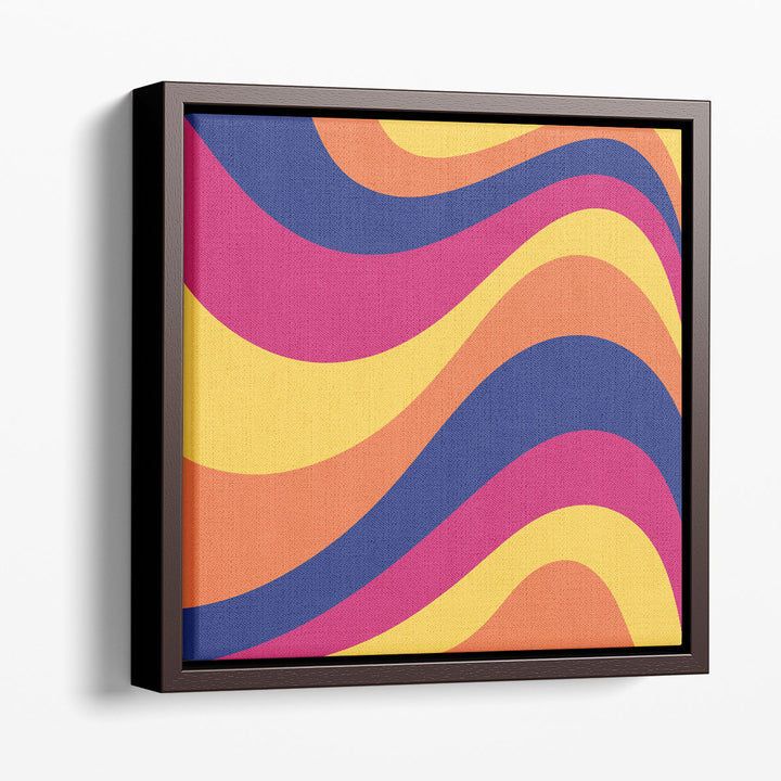 Groovy Waves - Canvas Print Wall Art