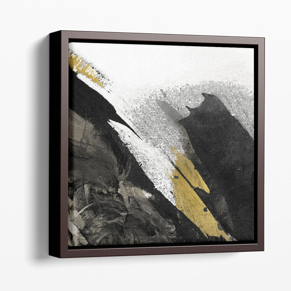 Black Strokes - Canvas Print Wall Art