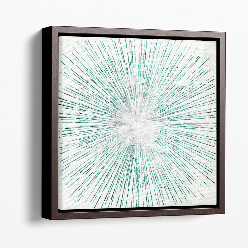 Emerald Burst - Canvas Print Wall Art