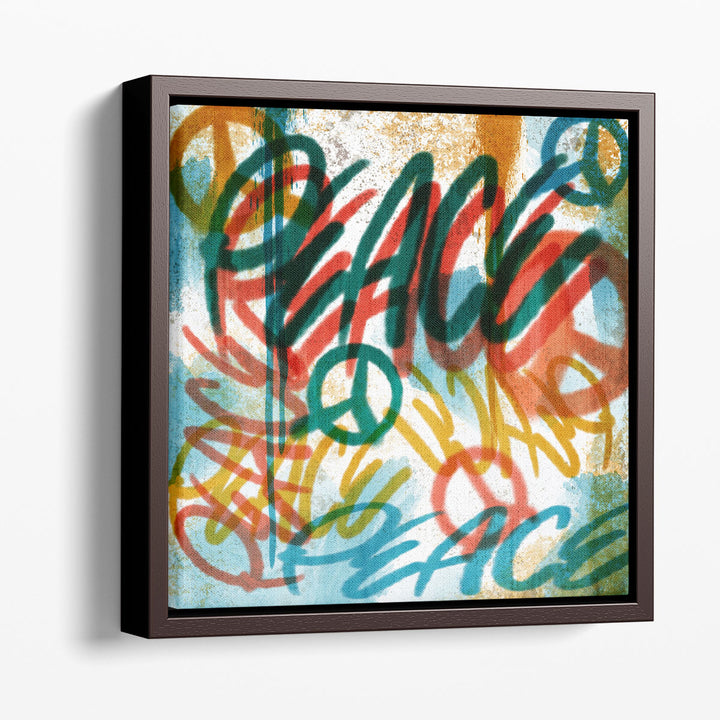 Peace Graffiti - Canvas Print Wall Art