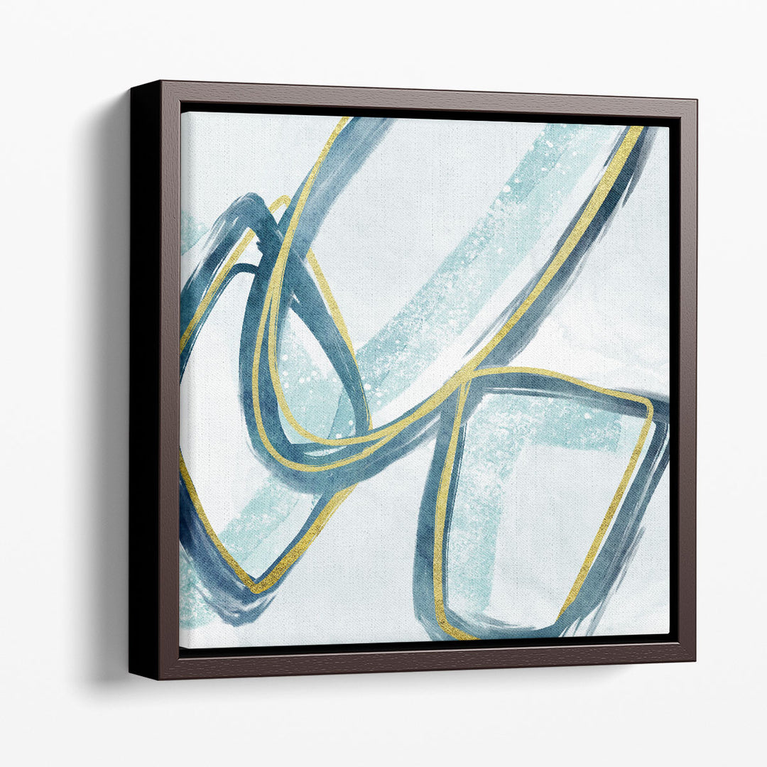 Geometric Collision 1 - Canvas Print Wall Art